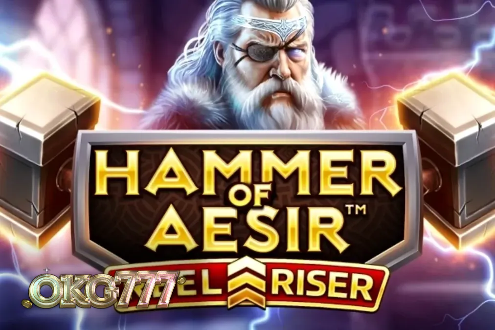ภาพกราฟิกสล็อต Hammer of Aesir ในธีมนอร์ส